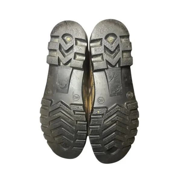 Burberry Haymarket Tall Rain Boots Nova Check Plaid Size 40 EUR/9.5 US - Picture 5 of 6